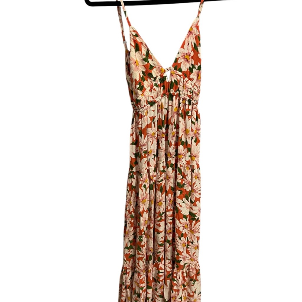 Angie Multicolor Floral Maxi Dress daisys size small